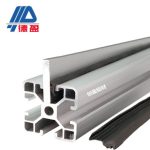 Aluminum Profile Sealing Strip Door & Window Gap Filling Strip Insert Strip Acrylic Plate Black Soft Press Strip Rubber Strip