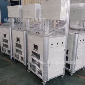 Aluminum Profile Vibration Frame Automation Production Line Frame Rack Custom Made from Drawings Aluminum Alloy Heavy-Duty Equipment Rack Custom Made