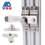 Deying Industrial Aluminum Profile Accessories Stainless Steel Door Latch Wardrobe Door & Window Lock Latch Bolt Switch Electrical BoxCabinet Door Tog