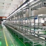 Workshop Assembly Line Workbench Anti-Static Industrial Operation Table Custom Made from Drawings Electronics Factory Assembly Line Custom Made Frame