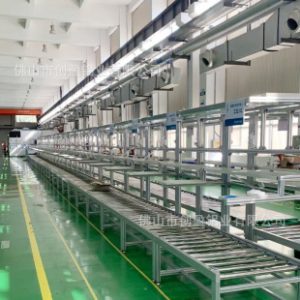 Workshop Assembly Line Workbench Anti-Static Industrial Operation Table Custom Made from Drawings Electronics Factory Assembly Line Custom Made Frame