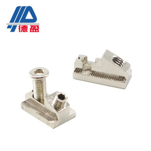 Deying Industrial Aluminum Profile Accessories 3040 Internal Slot Clip Connector Internal Right Angle Slot Fastener Boat Type Fixing Bracket