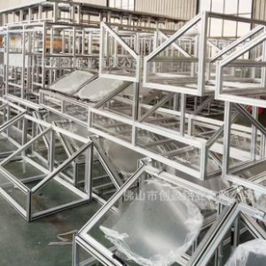 Aluminum Profile Equipment Rack Skeleton Frame Automation Production Equipment Mounting Support Bracket Frame Rack Custom Made from Drawings Equipment