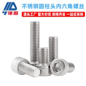Industrial Aluminum Profile Accessories Stainless Steel Socket Head Cap Screw (SHCS) Screw Connector Mechanical Mold Bolt M5 M6 M8