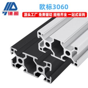 Deying European Standard 3060 Aluminum Profile Industrial Automation Assembly Line Equipment Frame Support Bracket Workbench Aluminum Square Tube